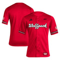 NC State Wolfpack Reverse Retro Baseball Jersey - Red