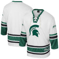 Michigan State Spartans Colosseum Puck Proud Fashion Hockey Jersey - Cream
