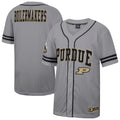 Purdue Boilermakers Colosseum Free Spirited Baseball Jersey - Gray