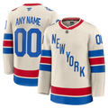 New York Rangers 2026 Winter Classic Premium Custom Jersey - Beige