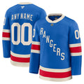 New York Rangers Centennial Premium Custom Jersey - Blue