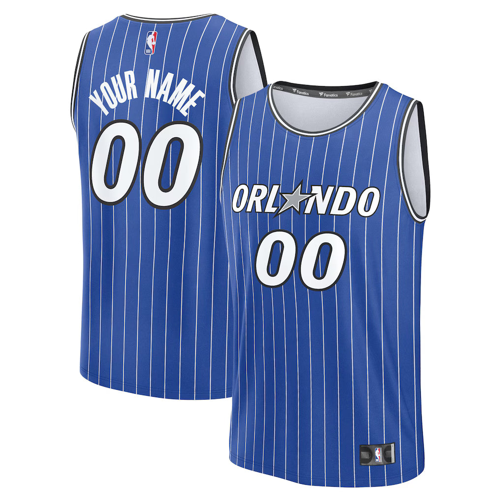 Orlando Magic Fanatics Fast Break  Custom Jersey - Icon Edition - Blue