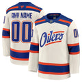 Edmonton Oilers Alternate Premium Custom Jersey - Light Beige