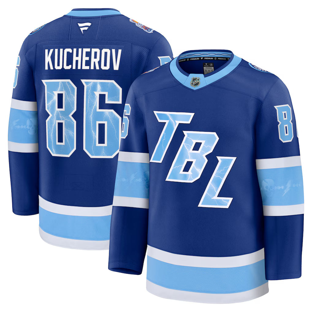 Nikita Kucherov Tampa Bay Lightning 2026 Stadium Series Premium Jersey - Blue