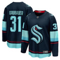 Philipp Grubauer Seattle Kraken Home Breakaway Player Jersey - Navy
