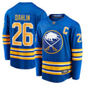 Rasmus Dahlin Buffalo Sabres Home Captain Patch Breakaway Jersey - Royal