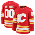 Calgary Flames Home Premium Custom Jersey - Red