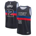 Tobias Harris Detroit Pistons Fanatics Fast Break Player Jersey - Statement Edition - Black