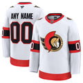 Ottawa Senators Away Premium Custom Jersey - White