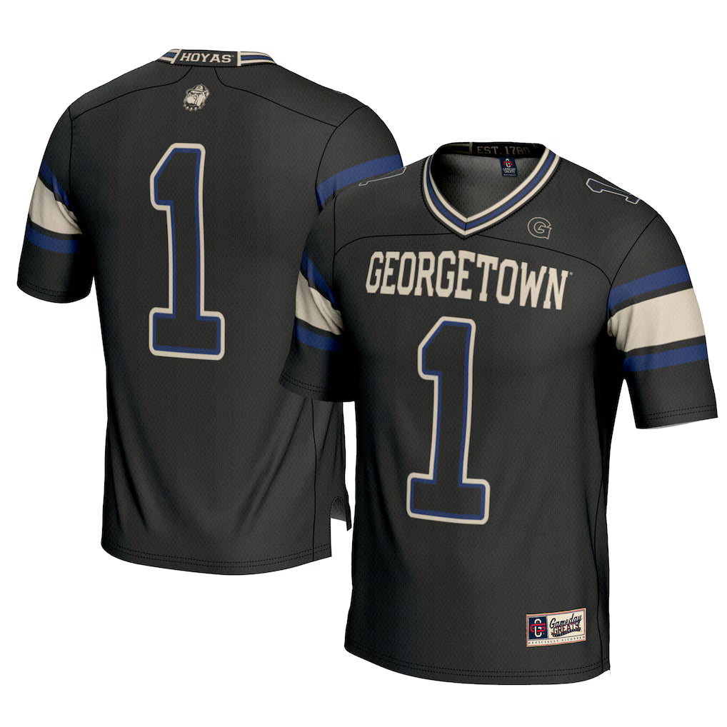 #1 Georgetown Hoyas GameDay Greats Football Jersey - Cardinal