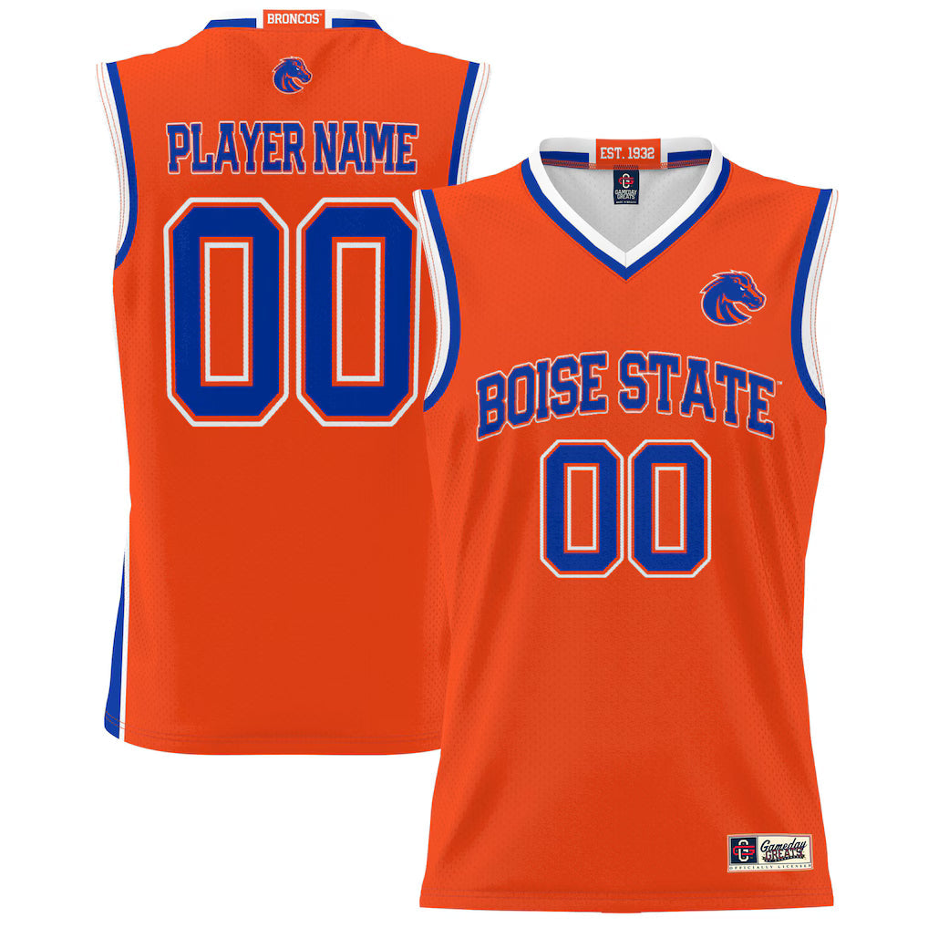 Boise State Broncos GameDay Greats NIL Pick-A-Player Men's Basketball Jersey - Orange