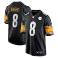 Aaron Rodgers Pittsburgh Steelers Game Jersey - Black