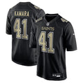 Alvin Kamara New Orleans Saints Fashion Game Jersey - Carbon Black