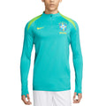 Brazil National Team 2026 Strike Drill Performance Quarter-Zip Pullover Top - Aqua