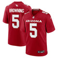 Baron Browning Arizona Cardinals Team Game Jersey - Cardinal