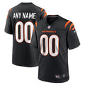 Cincinnati Bengals Game Custom Jersey - Black