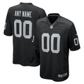 Las Vegas Raiders Custom Game Jersey - Black
