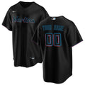 Miami Marlins Custom Jersey - Black