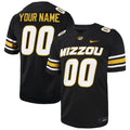 Missouri Tigers Custom Football Game Jersey - Black