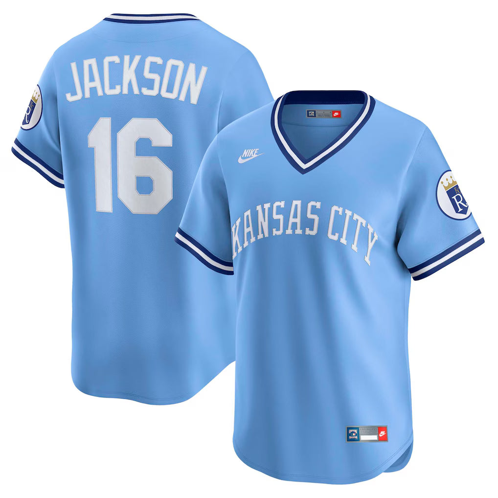 Bo Jackson Kansas City Royals Cooperstown Collection Limited Jersey - Light Blue