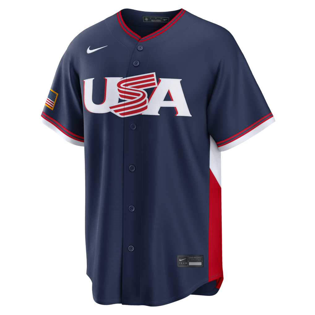 USA Baseball Cal Raleigh Navy Baseball Classic Jersey