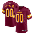 Washington Commanders Game Custom Player Jersey - Burgundy