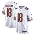 Caleb Williams Chicago Bears First Round Pick Player Game Jersey - White