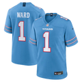 Cameron Ward Tennessee Titans Game Jersey - Light Blue