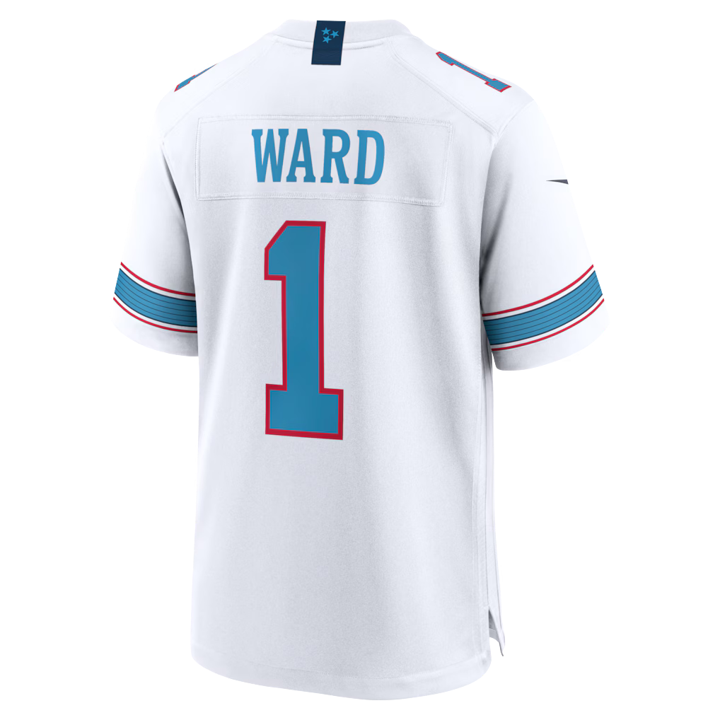 Cameron Ward Tennessee Titans Game Jersey - White