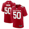 Cody Simon Arizona Cardinals Team Game Jersey - Cardinal