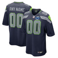 Seattle Seahawks  50th Season Team Custom Game Jersey - College Navy