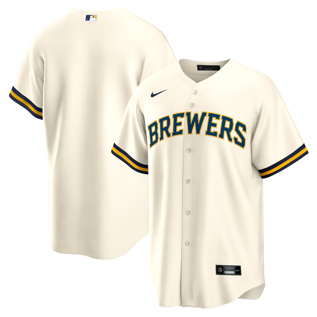 Milwaukee Brewers Team Jersey - Cream
