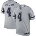 Dak Prescott Dallas Cowboys Inverted Legend Player Performance Top - Gray