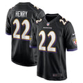 Derrick Henry Baltimore Ravens Alternate Game Jersey - Black - NFL
