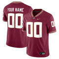 Florida State Seminoles Custom Football Game Jersey - Garnet