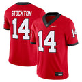 Gunner Stockton Georgia Bulldogs Home NIL Football Game Jersey - Red