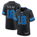 Isaac TeSlaa Detroit Lions Alternate Game Player Jersey - Black