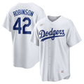 Jackie Robinson Brooklyn Dodgers Home Cooperstown Collection Player Jersey - White