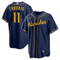 Jackson Chourio Milwaukee Brewers Jersey - Navy