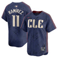José Ramírez Cleveland Guardians City Connect Limited Player Jersey - Navy