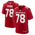 Josh Fryar Arizona Cardinals Team Game Jersey - Cardinal