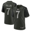 Justin Fields New York Jets 2025 Rivalries Collection Game Jersey - Gotham Green