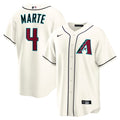 Ketel Marte Arizona Diamondbacks  Jersey - Cream