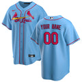 St. Louis Cardinals Custom Jersey - Light Blue