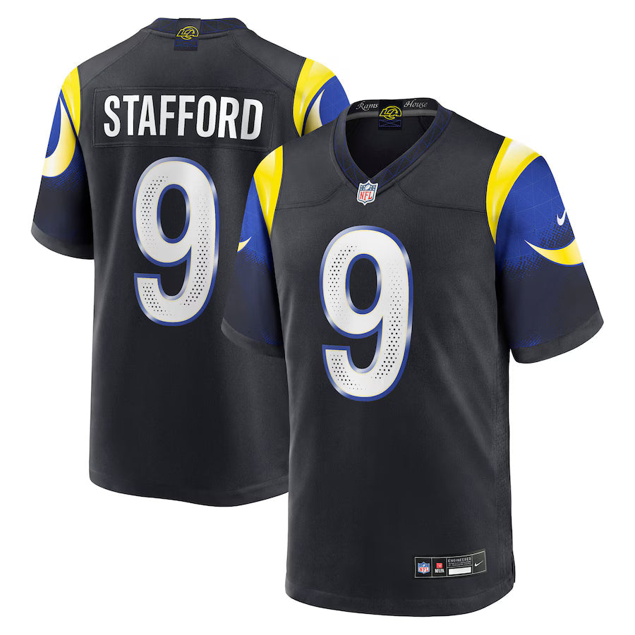 Matthew Stafford Los Angeles Rams 2025 Rivalries Collection Game Jersey - Midnight Blue