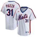 Mike Piazza New York Mets Throwback Cooperstown Collection Limited Jersey - White