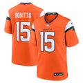 Nik Bonitto Denver Broncos Team Game Jersey - Orange