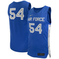 #54 Air Force Falcons Basketball Jersey - Royal