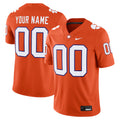 Clemson Tigers Custom Football Game Jersey - Orange