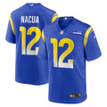 Puka Nacua Los Angeles Rams Game Player Jersey - Royal
